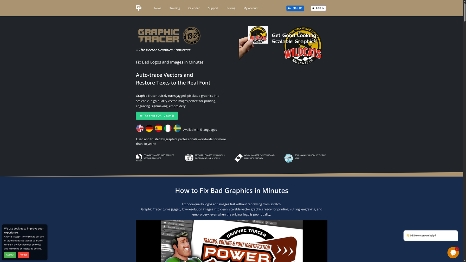 Graphic Powers — Webb, Administration & Licenshantering